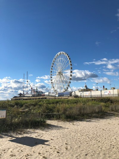 white Ferris wheel