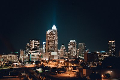 photography of building during nighttime