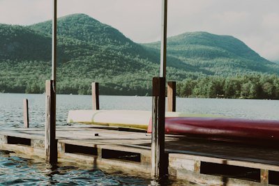 a boat on the water