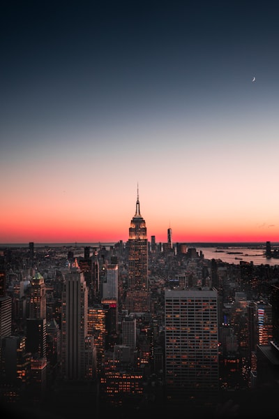 Empire State Building, New York at night