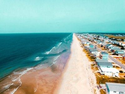 aerial view of beach during daytime