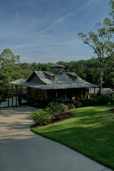 brown house
